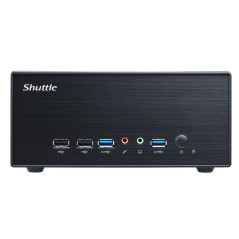 Shuttle XPC Slim XH610G2 Mini PC Barebones - Compact, Powerful, and Sleek Black Design - Ideal for Home or Office Use!